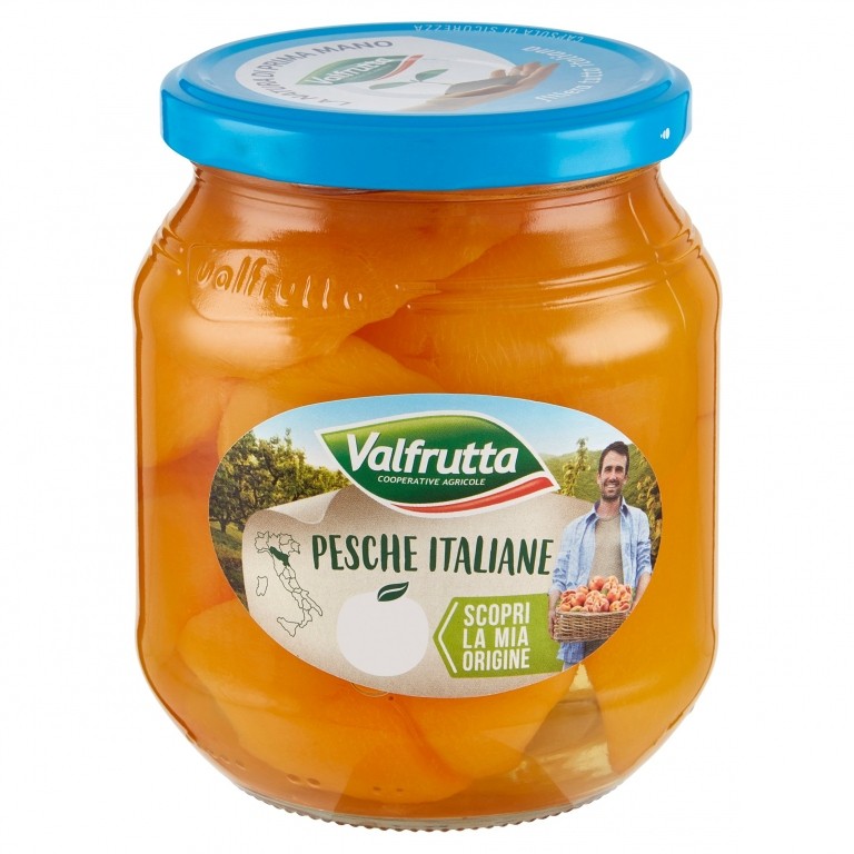 PESCHE VALFRUTTA SCIR.VETRO GR.580                