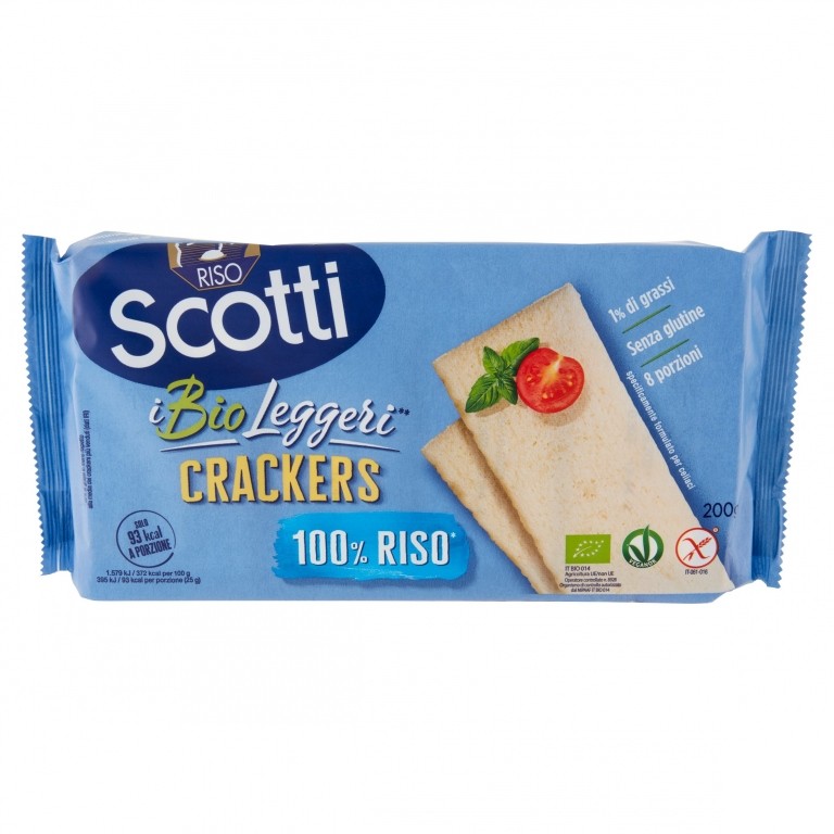 SCOTTI CRACKERS DI RISO S/GLUT.BIO GR200