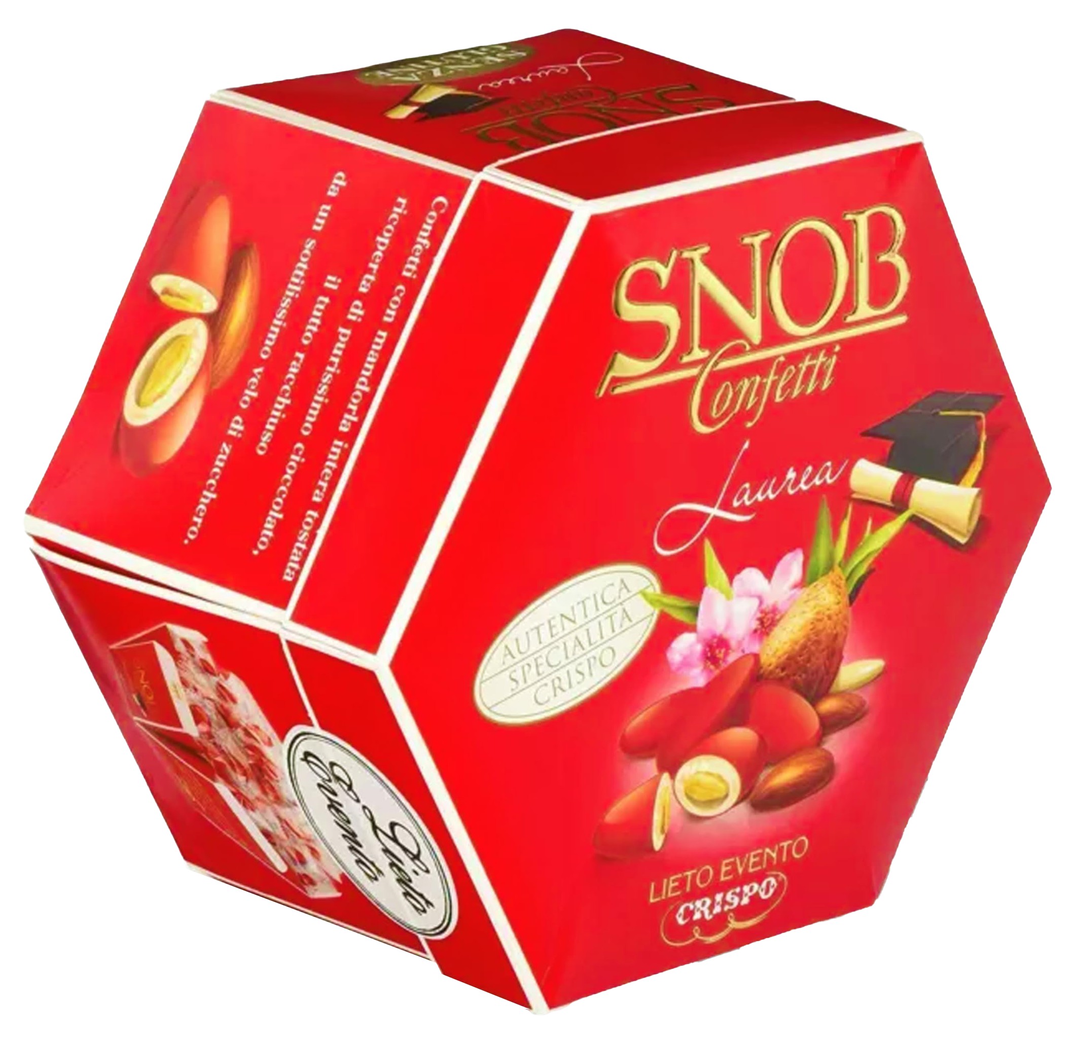 CONFETTI CRISPO LIETO EV.SNOB ROSSI GR500 LAUREA