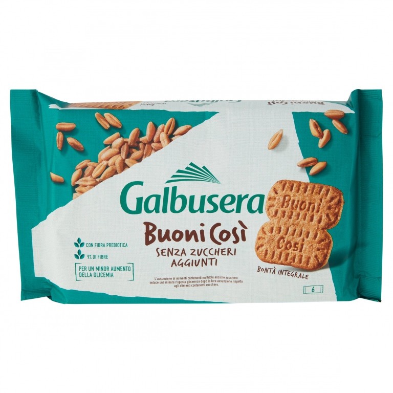 BISC.GALBUSERA BUONICOSI' INTEGRALE LATTE GR.300  