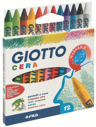 PASTELLO FILA CERA GIOTTO TONDO AST.PZ.12