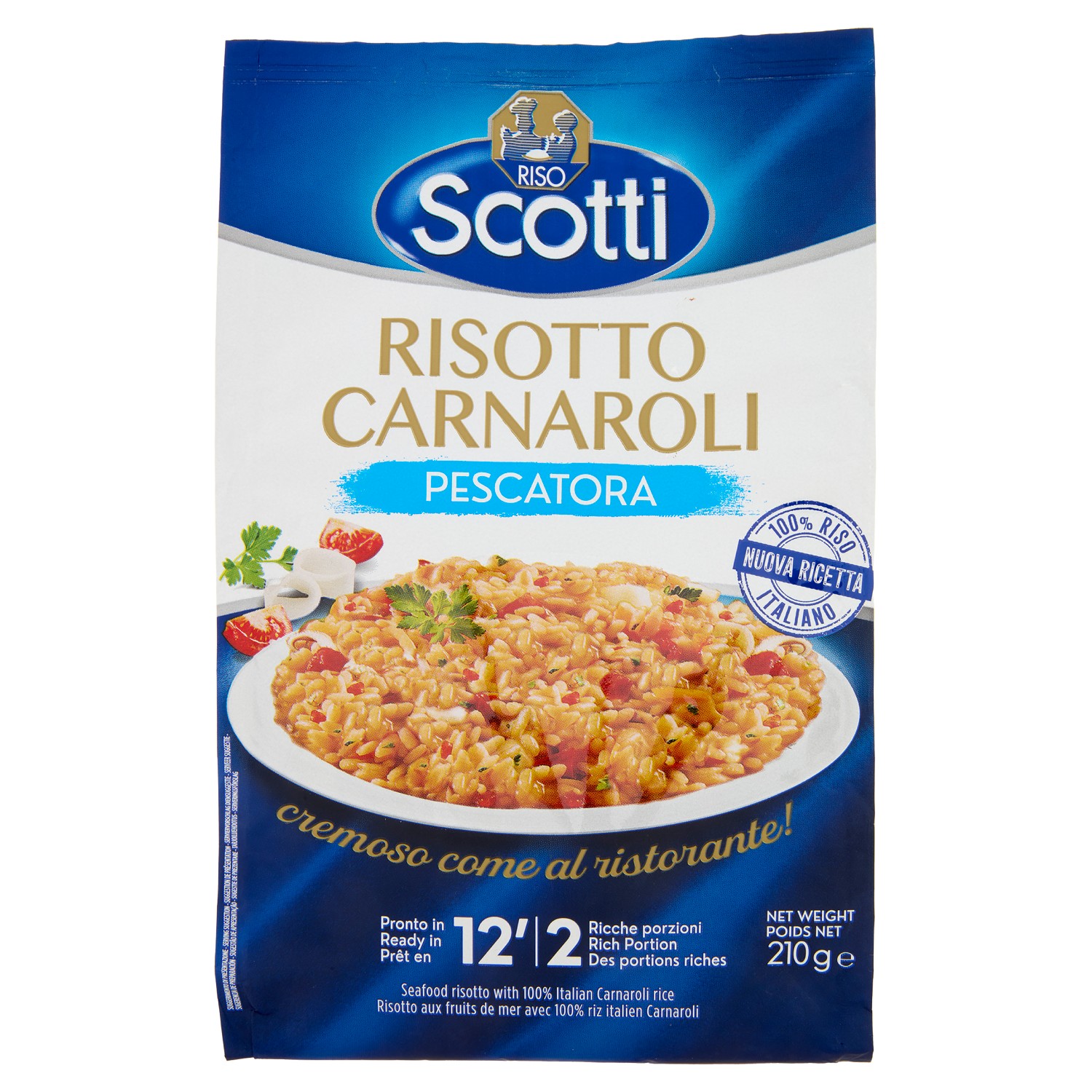 RISOTTO SCOTTI FRUTTI DI MARE GR.210