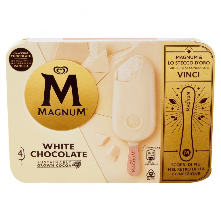 ALGIDA MAGNUM BIANCO MPK X4 RFA                   