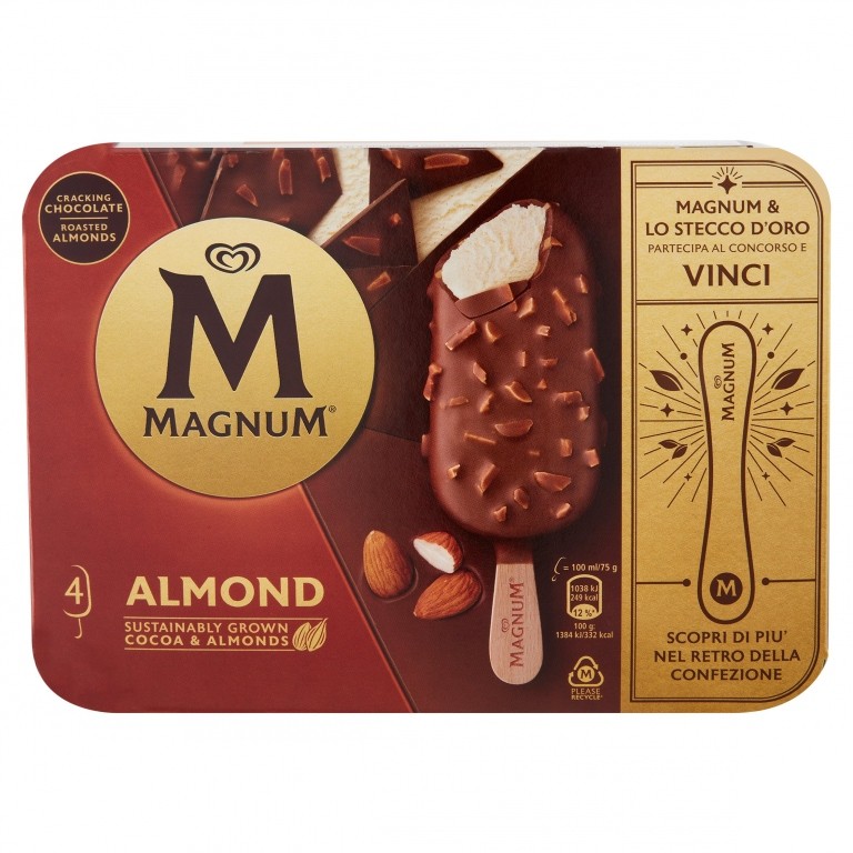 ALGIDA MAGNUM MANDORLE MPK X4 RFA                 