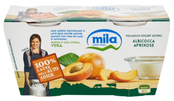 YOGURT MILA ALBICOCCA GR.125X2