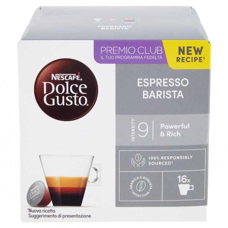 NESCAFE' DOLCEGUSTO ESPRESSO BARISTA CAPS.GR.128  