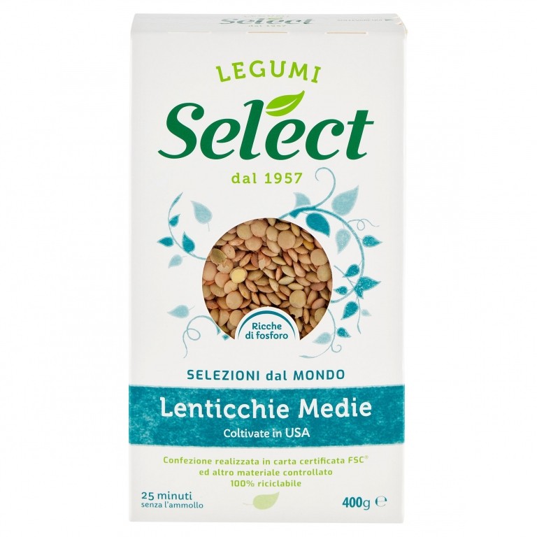 LENTICCHIE MEDIE SELECT AST.GR.400