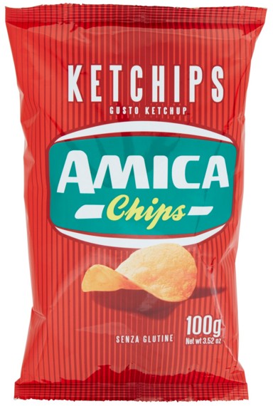 PATATINA AMICA CHIPS KETCHUP GR.100