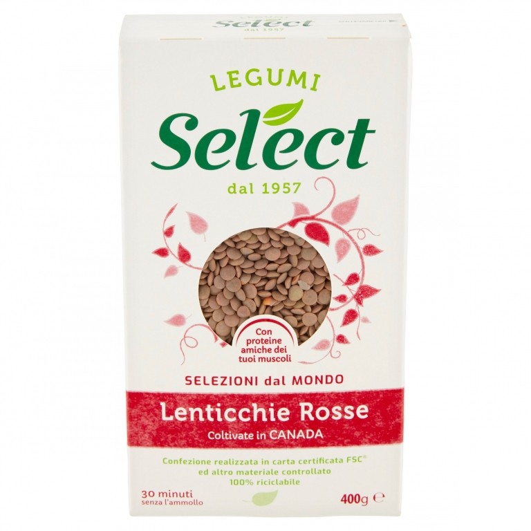 LENTICCHIE ROSSE SELECT AST.GR.400