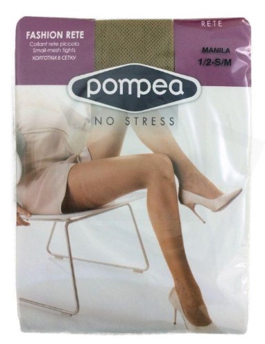 COLLANT POMPEA FASHION RETE 1/2 MANILA