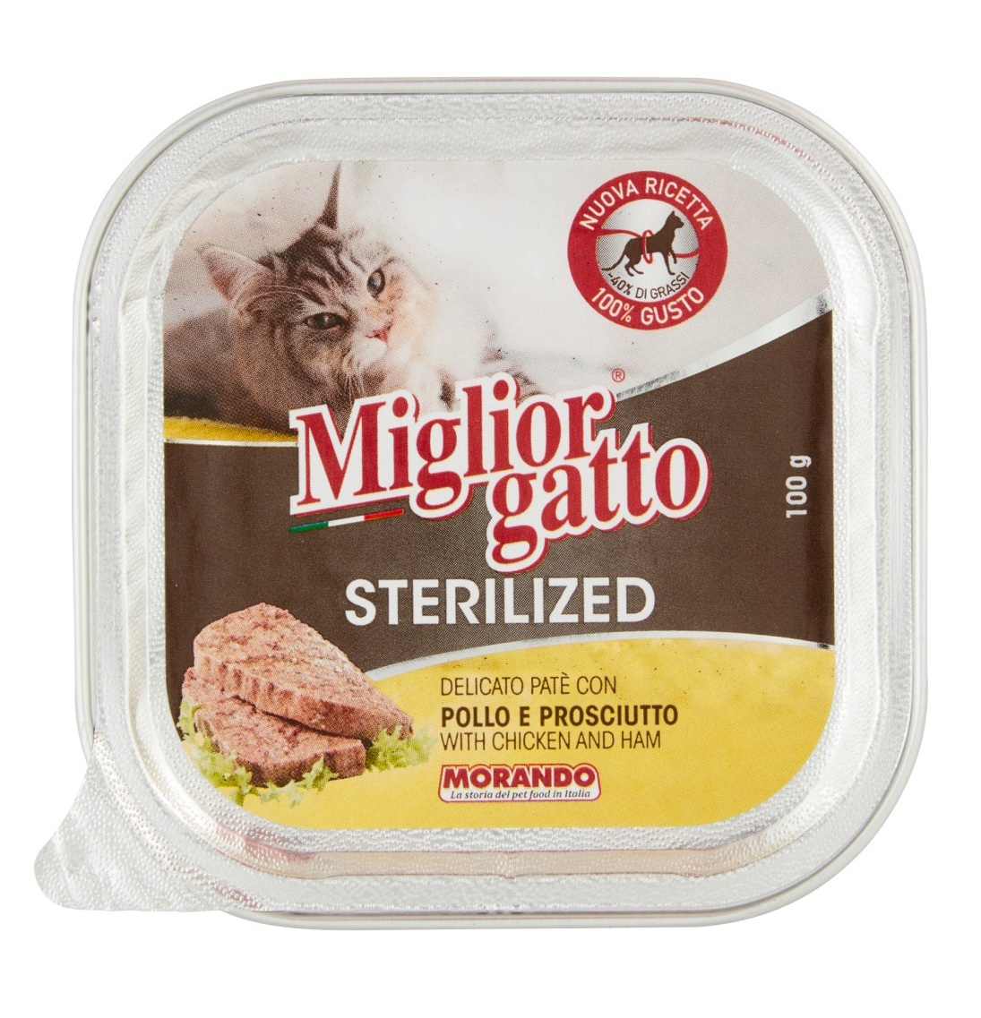 MORANDO GATTO STERILIZZATO POLLO/PROSC. GR.100