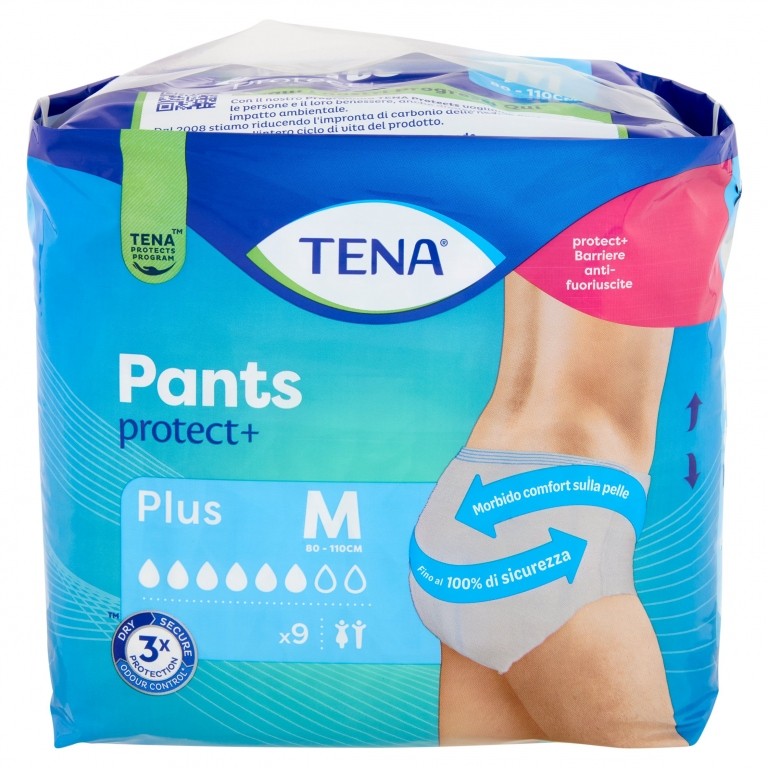 PANN.INCONT.TENA PANTS PLUS MEDIUM PZ.9