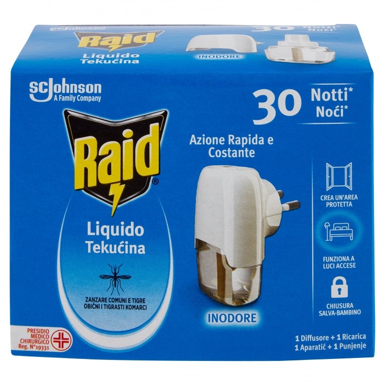 RAID LIQ.BASE+RICARICA 30NOTTI                    