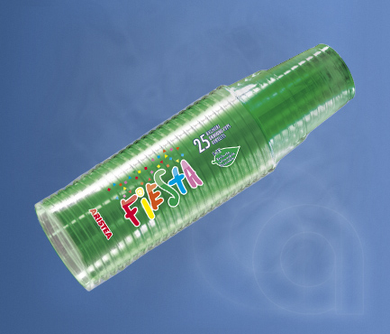 BICCHIERI CC 200 FIESTA VERDE PZ 50