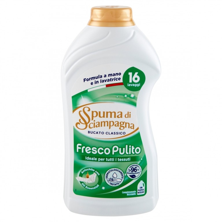 DET.LIQ.A MANO SP.SCIAMP.FRESCO PULITO 16 LAV     