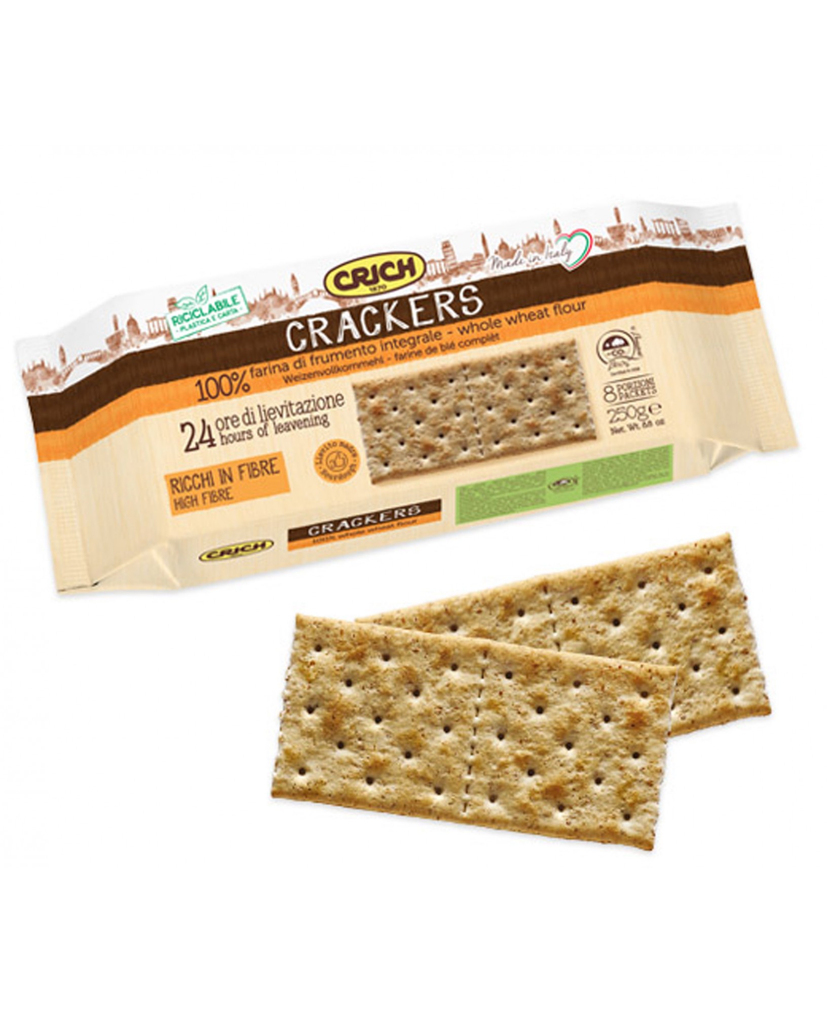 CRACKERS CRICH INTEGRALI GR250                    