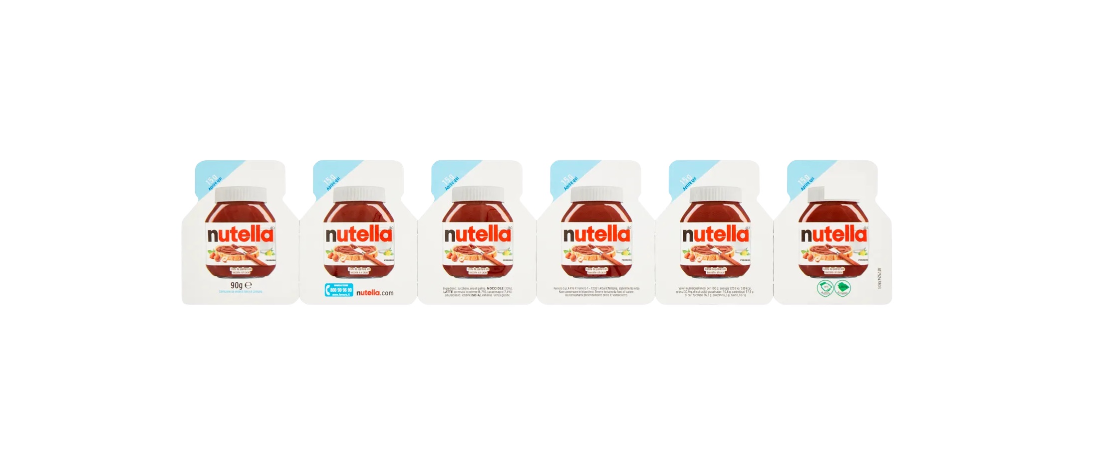 FERRERO NUTELLA GR.15X6                           