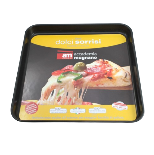 TEGLIA QUADRA BASSA DOLCI SORRISI CM25X25