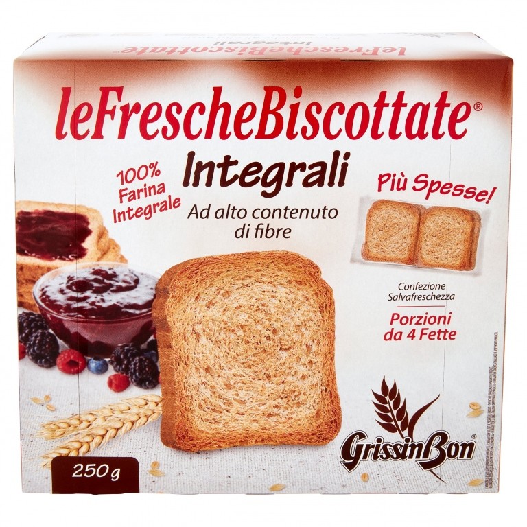 GRISSIN BON FETTE INTEGRALI GR.250                