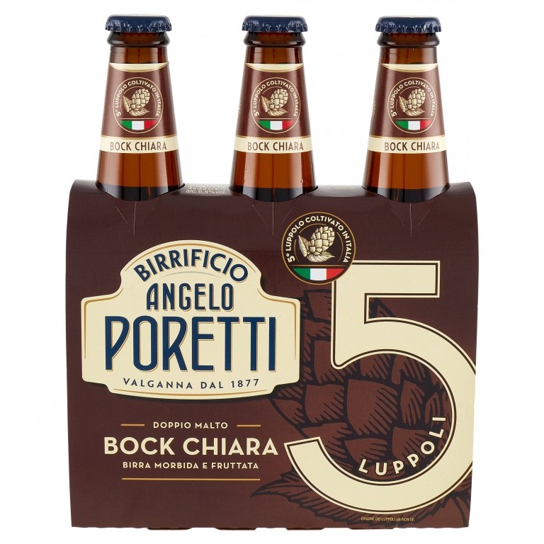 BIRRA PORETTI 5 LUPPOLI CL.33X3                   