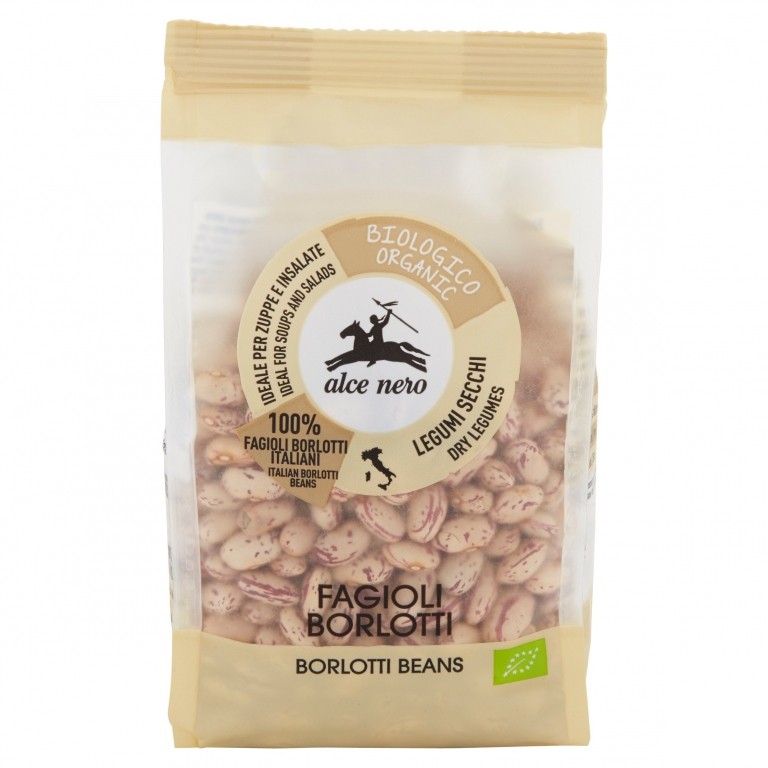 FAGIOLI BORLOTTI SECCHI BIO ALCE NERO GR.400      