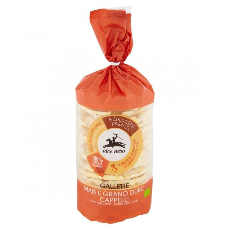 GALLETTE MAIS/GRANO SENAT.CAPP.BIO ALCE NERO G100
