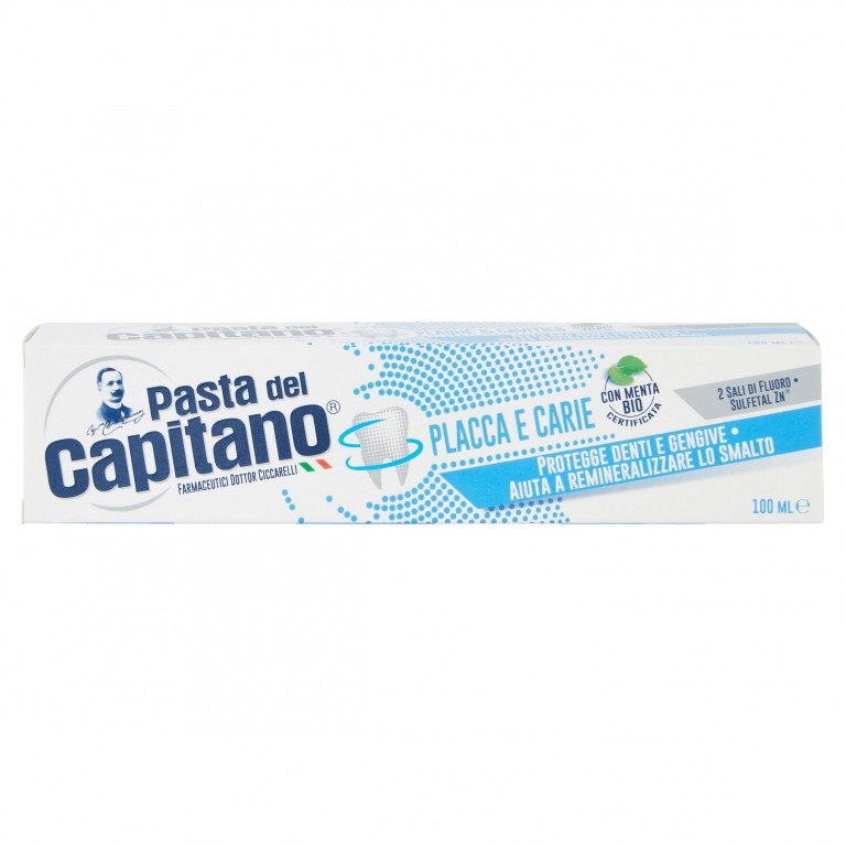 DENT.PASTA DEL CAPITANO NEW ML.100 PLACCA CARIE