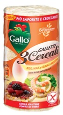 GALLETTE LE GALLOTTE 3 CEREALI GR.100