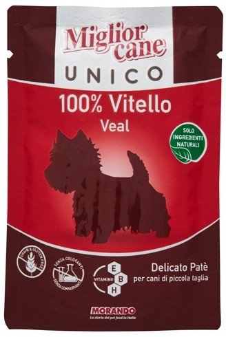 MORANDO CANE UNICO 100% VITELLO GR.100