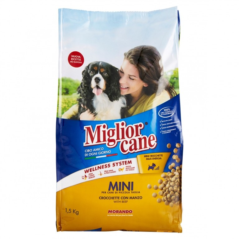 MORANDO CANE MINI CROCCHETTE MANZO KG.1,5