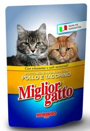 MORANDO GATTO STRACCETTI POLLO TACCHINO GR.100