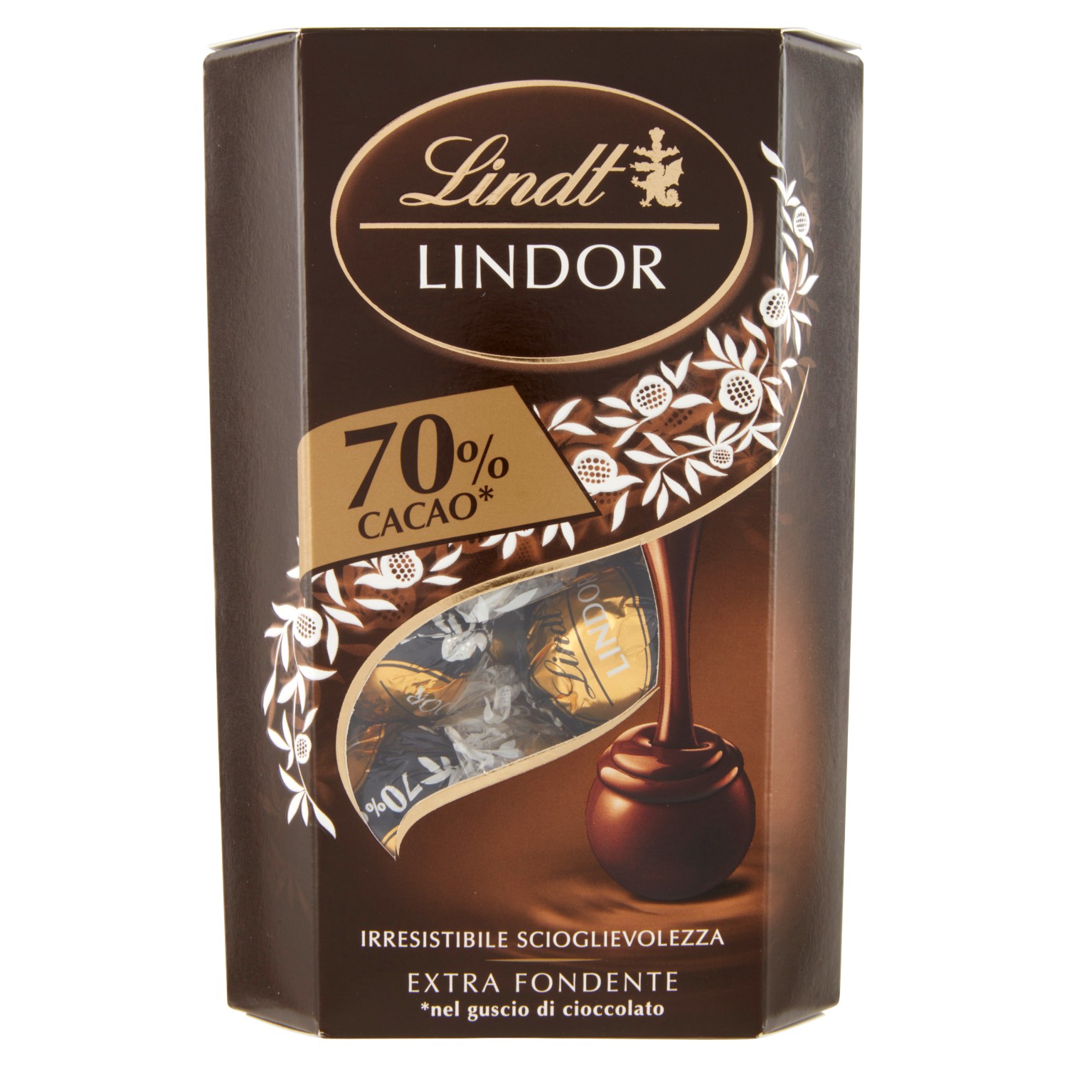 LINDT CORNET LINDOR 70% CACAO GR.200