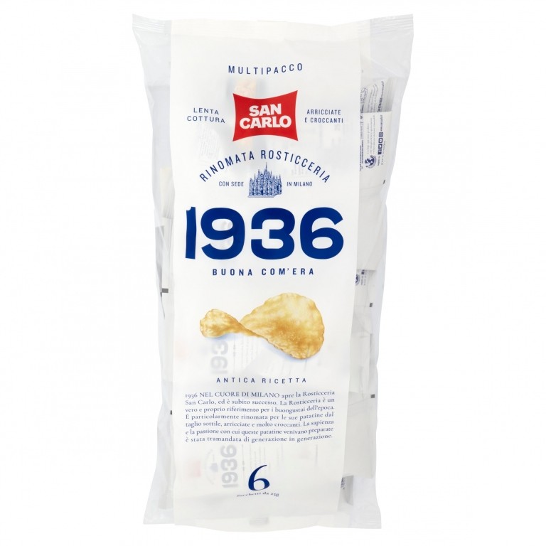 PATATINE SAN CARLO 1936 MULTIPACK GR.25X6X12