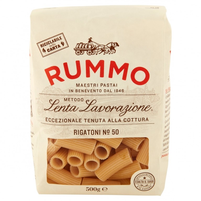 PASTA RUMMO N.50 RIGATONI GR.500