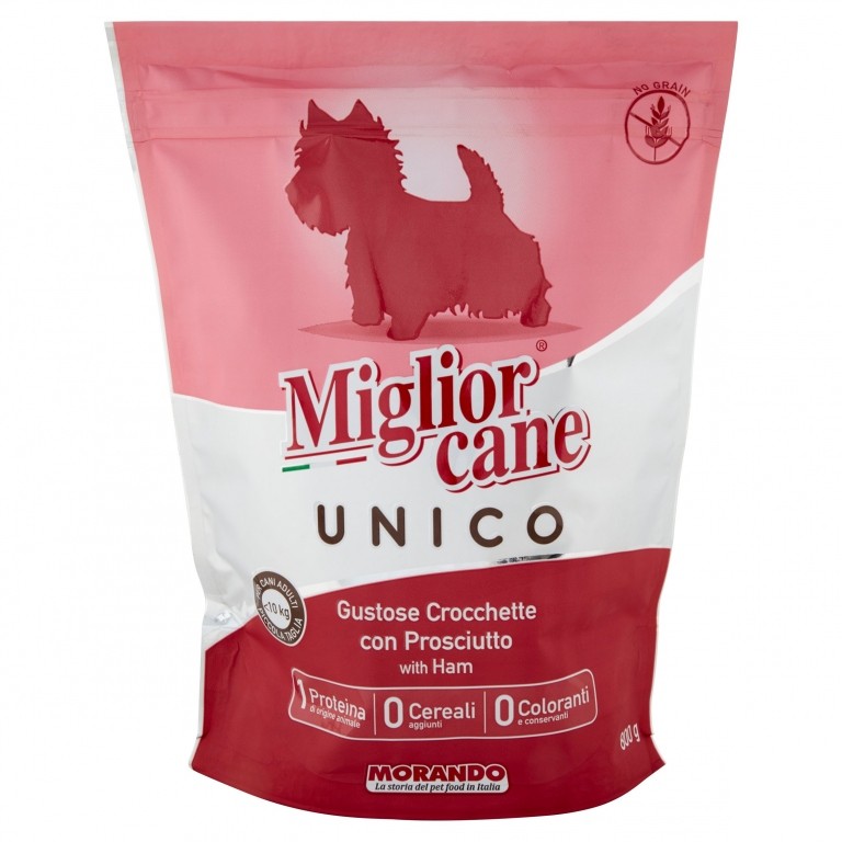 MORANDO CANE UNICO CROCCANTINI SUINO-PROSC.GR.800