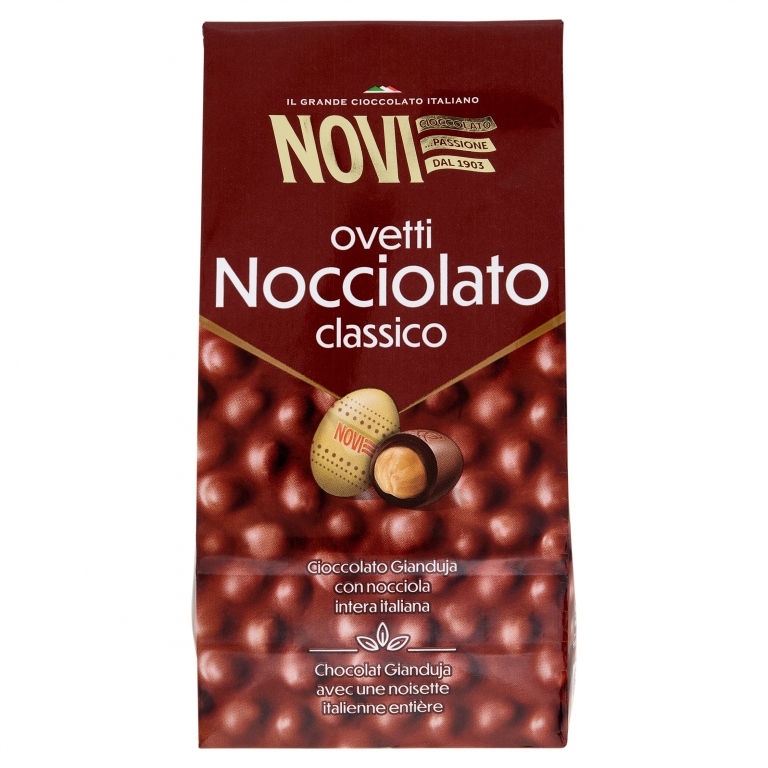 OVETTI NOVI NOCCIOLATO GIANDUJA GR.160 BS