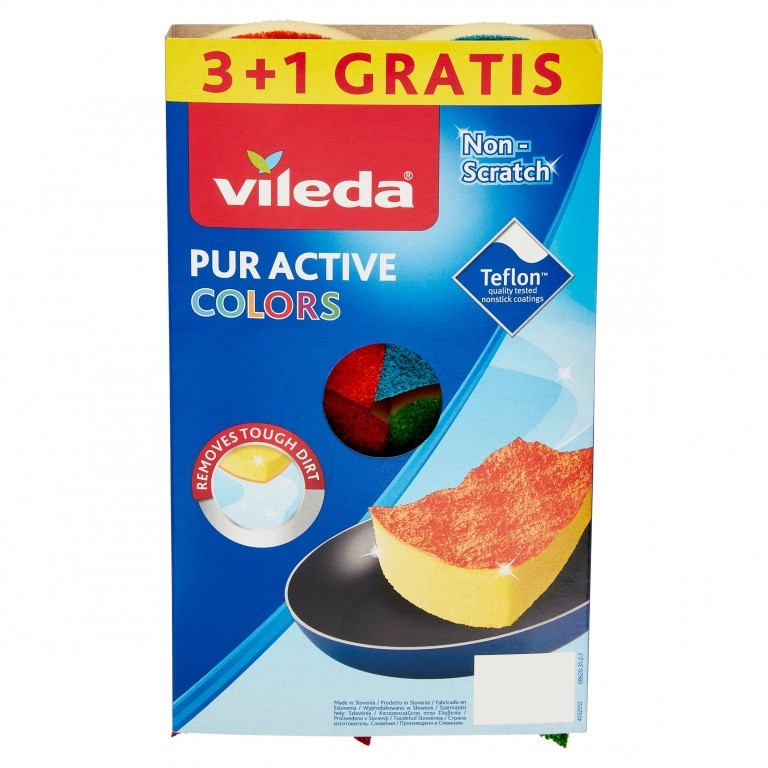 VILEDA ONDATTIVA COLORS PZ.3+1                    
