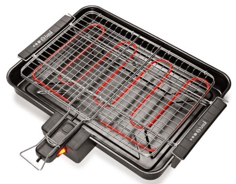 BARBECUE GRANDE 52X38CM.GRIGLIA DOPPIA 2200W TREVI