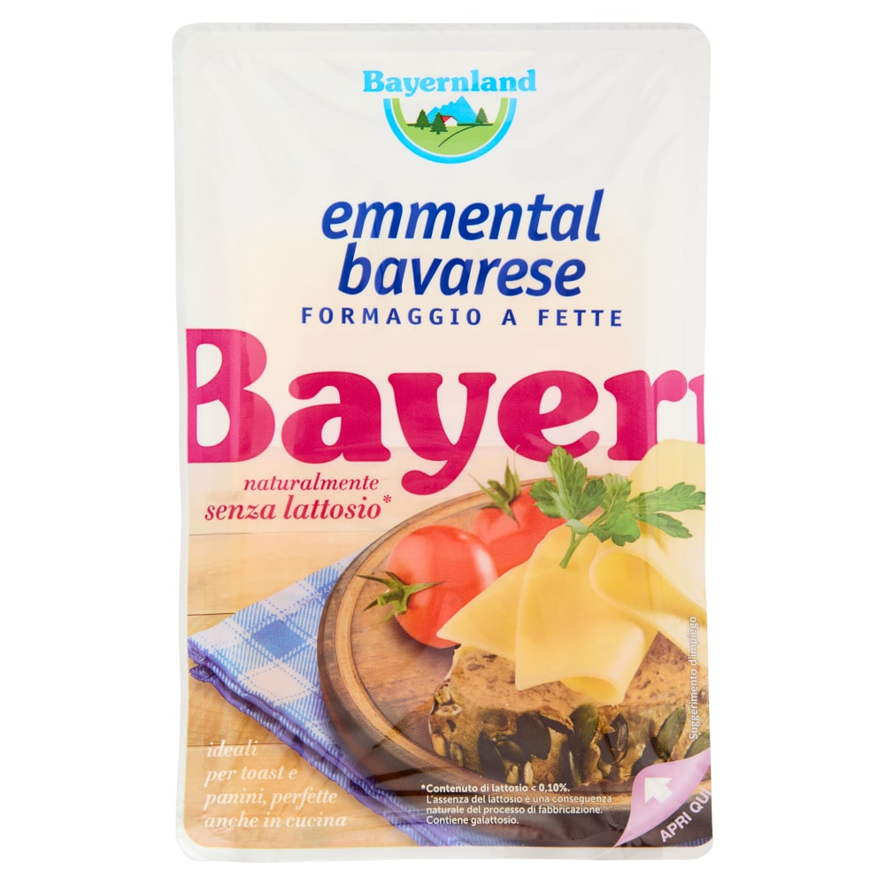 EMMENTAL FETTE SENZA LATTOSIO BAYERNLAND GR.100   