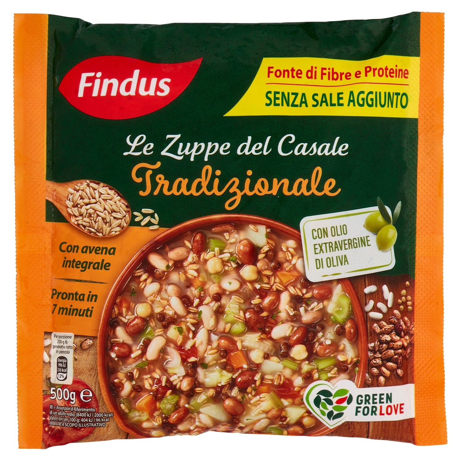 ZUPPA TRADIZIONALE C/AVENA INTEGR.FINDUS G500