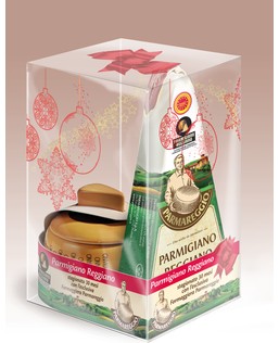 CONFEZIONE PARMAREGGIO 30MESI GR.250+FORMAGGIERA