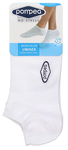 MINICALZA COTONE POMPEA T35/38 BIANCA