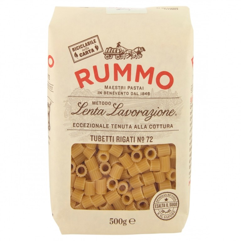 PASTA RUMMO N.72 TUBETTI RIG.GR.500