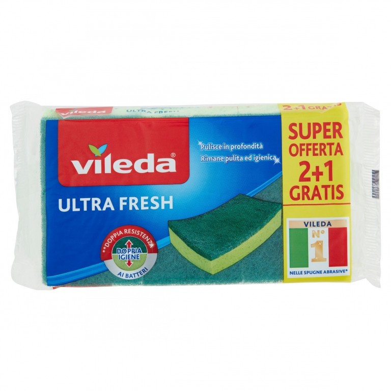 VILEDA SPUGNA ULTRAFRESH PZ.2+1 CLASSICA          