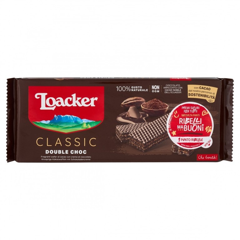 WAFER LOACKER DOUBLE CHOC GR.175                  
