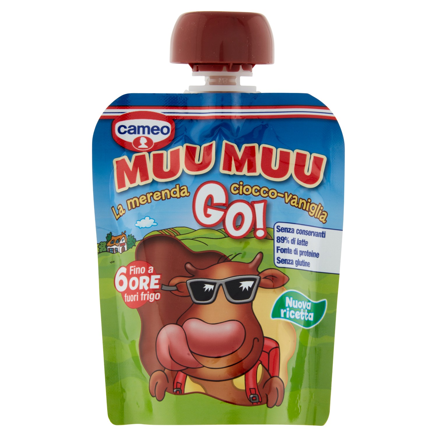 BUDINO MUU MUU GO SQUEEZ&GO GR.80 CIOCCOLATO VANIG