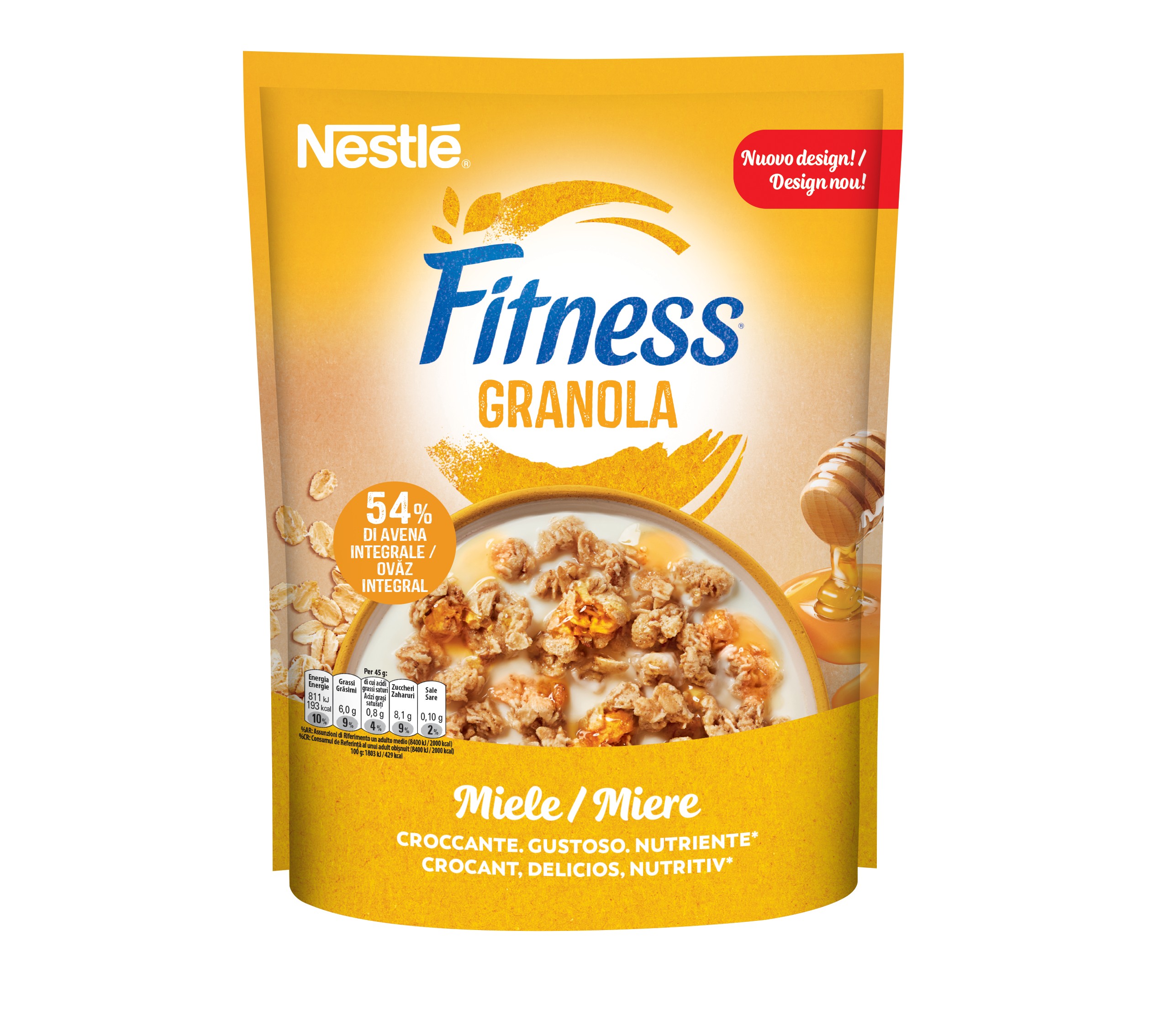 GRANOLA FITNESS NESTLE' HONEY GR.300