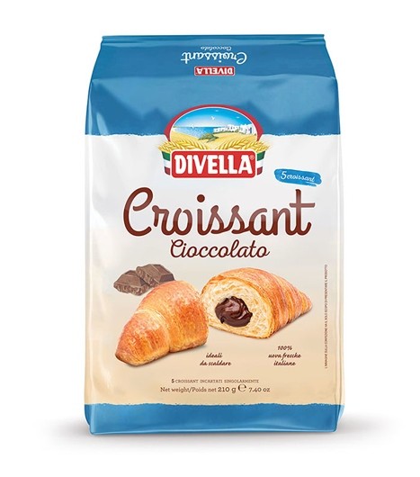 CROISSANT DIVELLA CIOCCOLATO X5PZ GR.210          