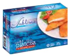 CUOR DI FILETTO DI PLATESSA PANATO SUBLIME G275   