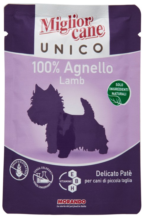 MORANDO CANE UNICO 100% AGNELLO GR.100